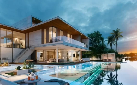 Villa with panoramic view